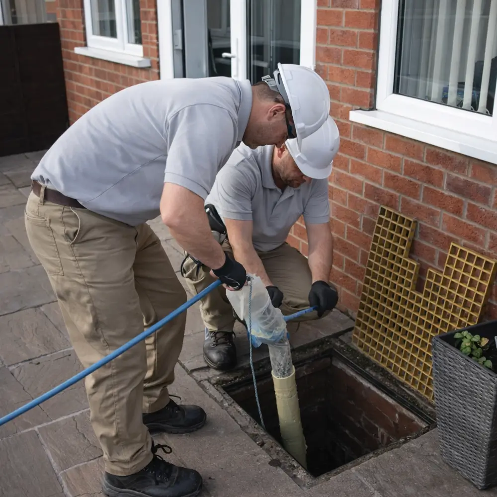 Blocked drain repair service in Didcot